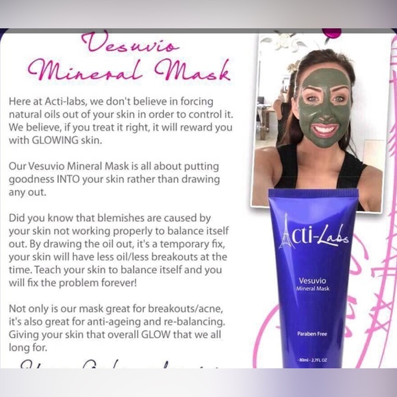 Acti-Labs Makeup Set. Facial Mask, Bi Phase Makeup Remover & Eyeshadow Palette - Picture 8 of 9